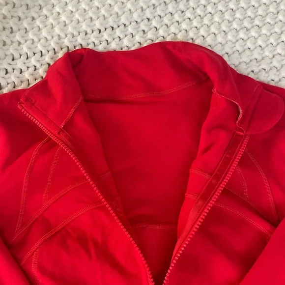 lululemon define jacket luon true red size 8 - Picture 5 of 8